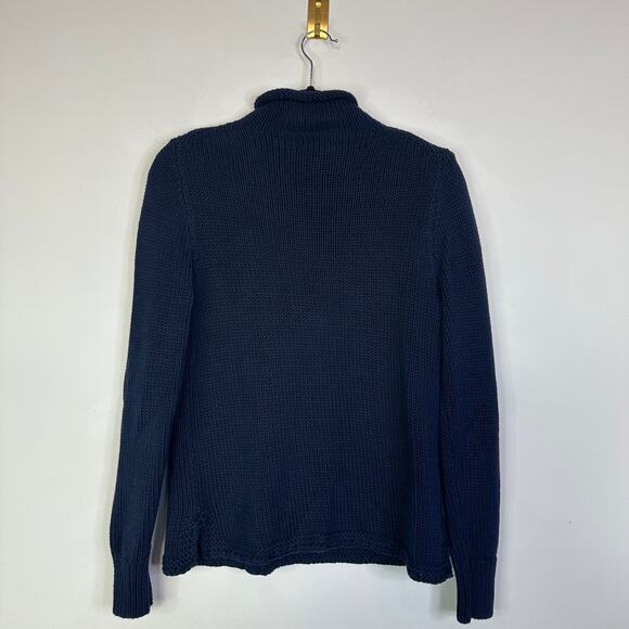Quaker Marine Supply Co Women's Fisherman's Sweater in Navy Size XS - Picture 4 of 7